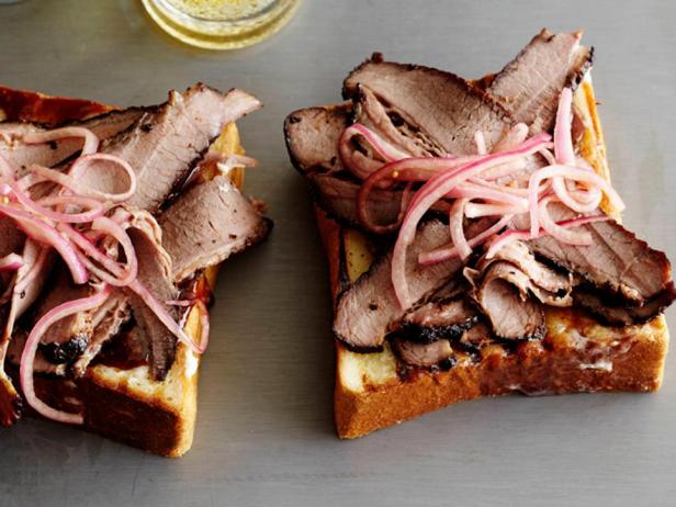 Texas-Style Smoked Brisket Toasts